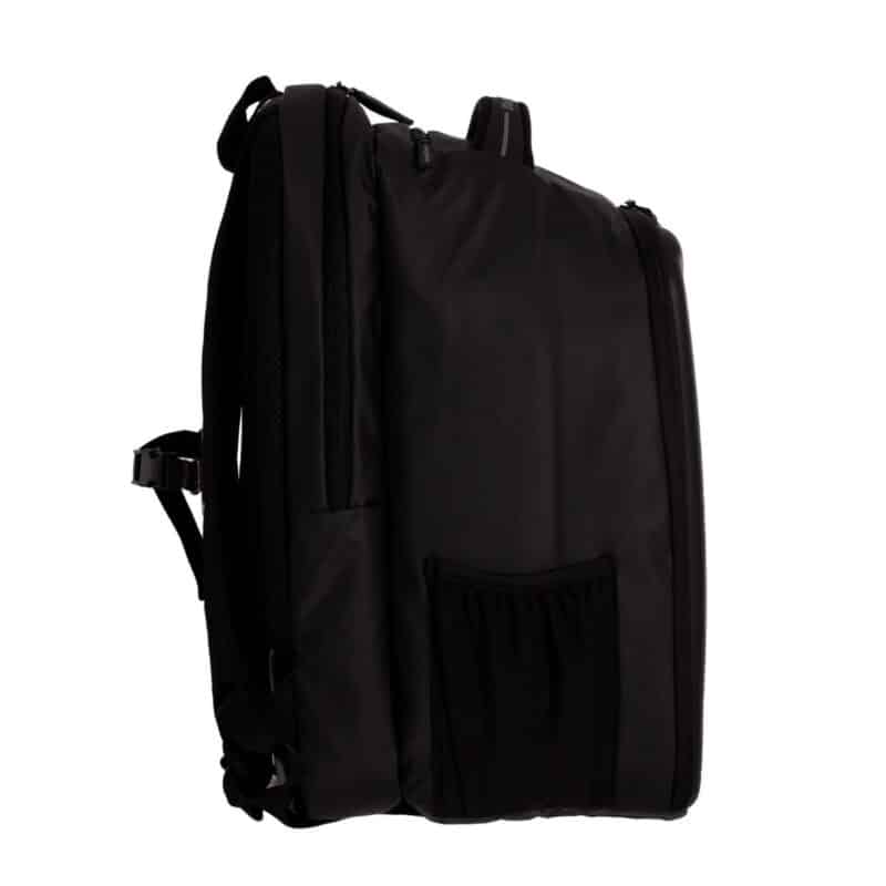 Perfil de la Mochila en color negro de Black Crown Magic