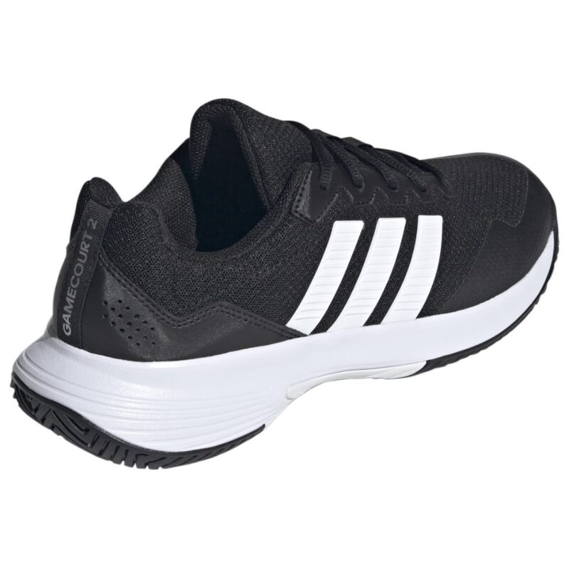 Detalle de las Zapatillas Adidas Gamecourt 2 Negras