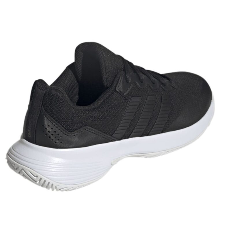 Detalle de las Zapatillas Adidas Gamecourt 2 Woman Negras
