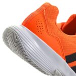 Detalle de las Zapatillas Adidas Gamecourt 2 Naranja Flúor Detalle de las Zapatillas Adidas Gamecourt 2 Naranja Flúor