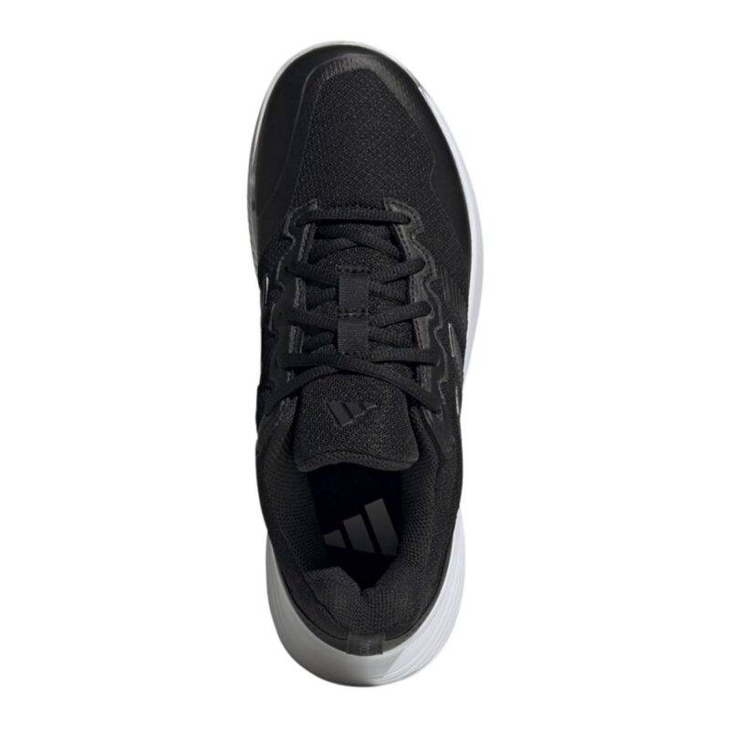 Detalle de las Zapatillas Adidas Gamecourt 2 Woman Negras