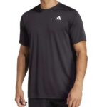 Perfil de la Camiseta Club Tee en color negro de Adidas Perfil de la Camiseta Club Tee en color negro de Adidas