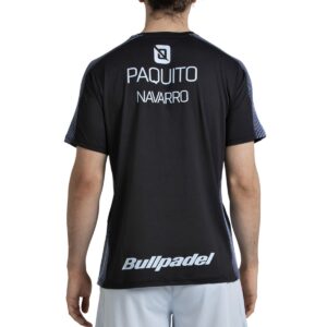 Camiseta de entrenamiento Oficial Bullpadel Paquito 26V Negra