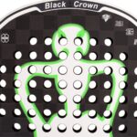 Black Crown plano pala de padel Patron Kore 2026 Black Crown plano pala de padel Patron Kore 2026