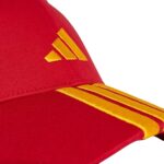 Detalle de la Gorra Adidas Bball 3S NL Rojo/Amarillo Detalle de la Gorra Adidas Bball 3S NL Rojo/Amarillo