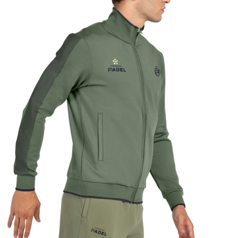 Sudadera Bullpadel Pindaro Kaki Premier Padel 2026