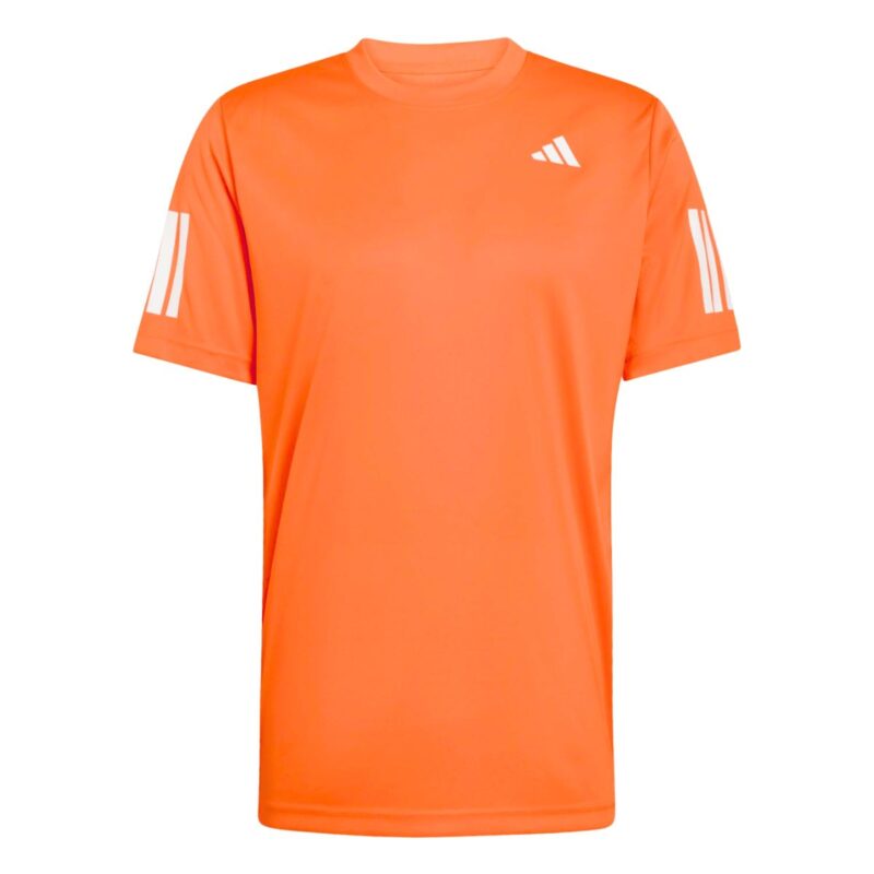 Camiseta Adidas Club 3STR Naranja Flúor