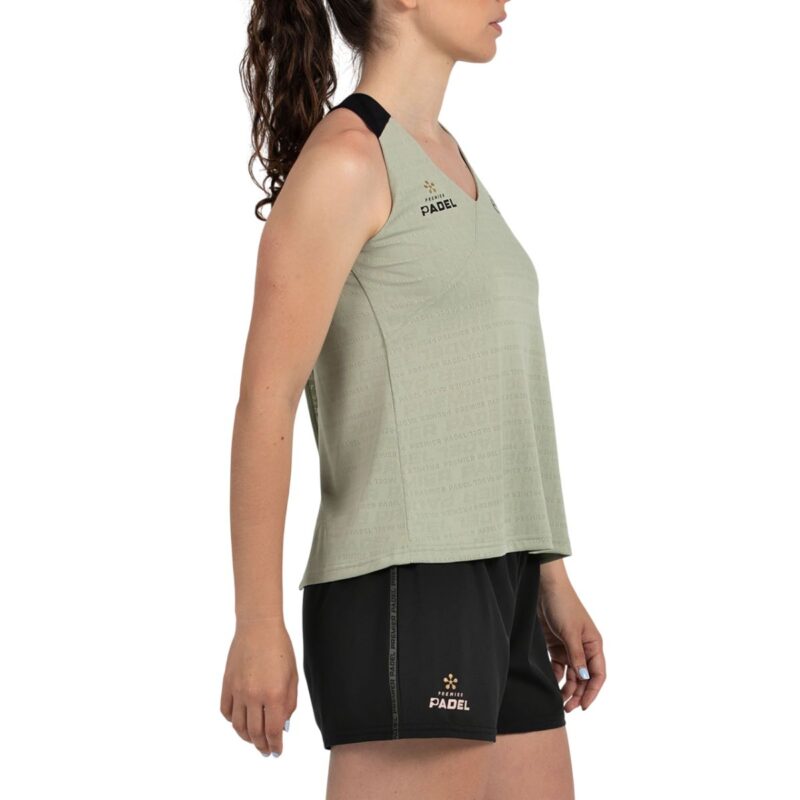Camiseta Bullpadel Piura Eucalipto W Premier Padel 2026
