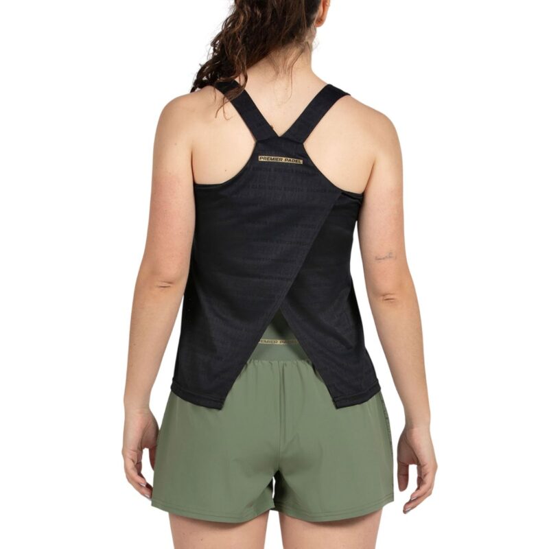 Camiseta Bullpadel Piura Negra W Premier Padel 2026