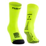 Calcetines Floky Run Up Medium Amarillo Flúor