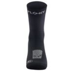 Frontal de los Calcetines Floky Run Up Medium Negros Frontal de los Calcetines Floky Run Up Medium Negros