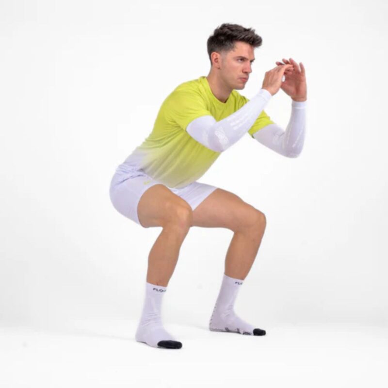 Detalles de los Calcetines Floky GRF Medium Blancos