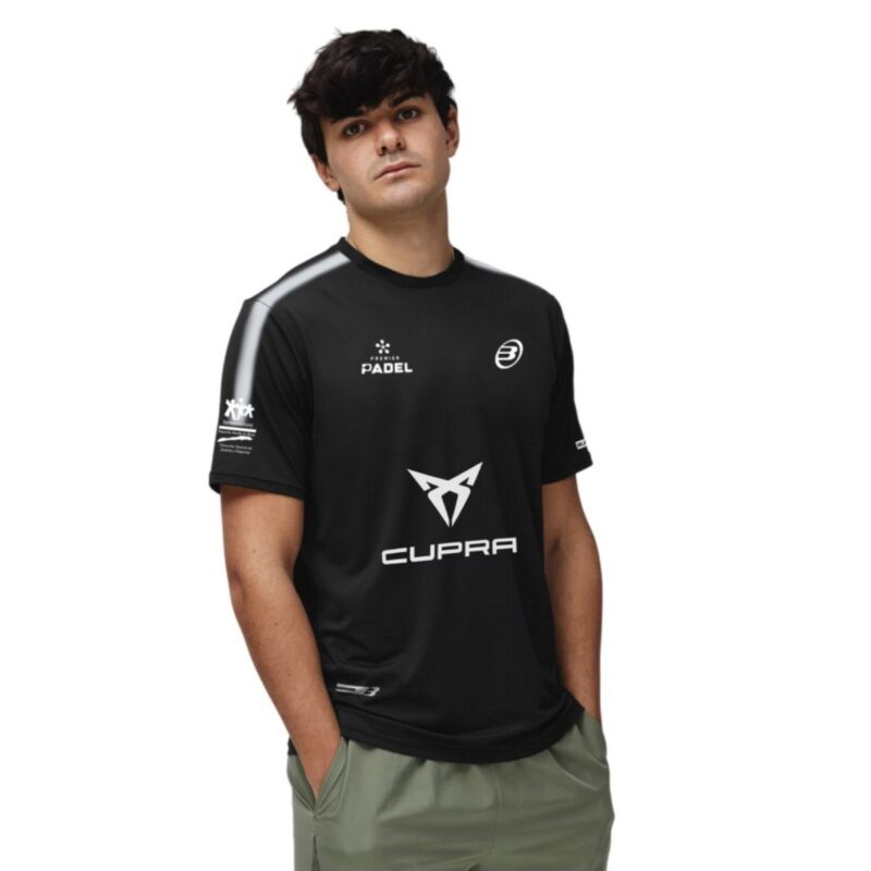 Camiseta Bullpadel Oficial Pablo Cardona Negra 26V