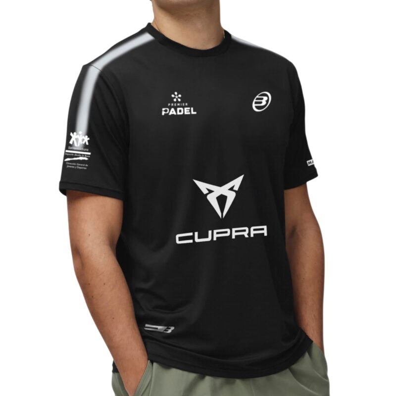 Camiseta Bullpadel Oficial Pablo Cardona Negra Camiseta Bullpadel Oficial Pablo Cardona Negra