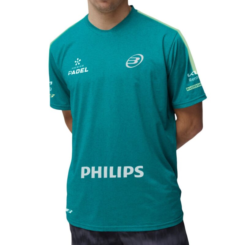 Camiseta Oficial Bullpadel Montse Di Nenno Verde Azulado Camiseta Oficial Bullpadel Montse Di Nenno Verde Azulado