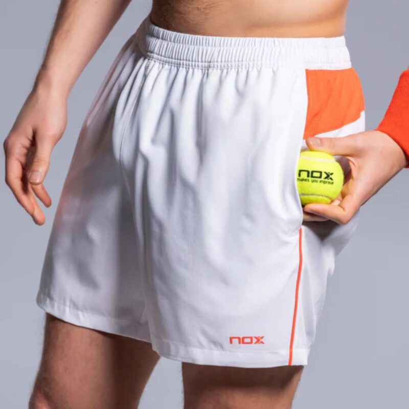 Detalle del Short NOX Team Blanco