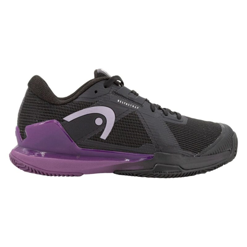 Zapatillas HEAD negro y morado mujer Sprint Pro