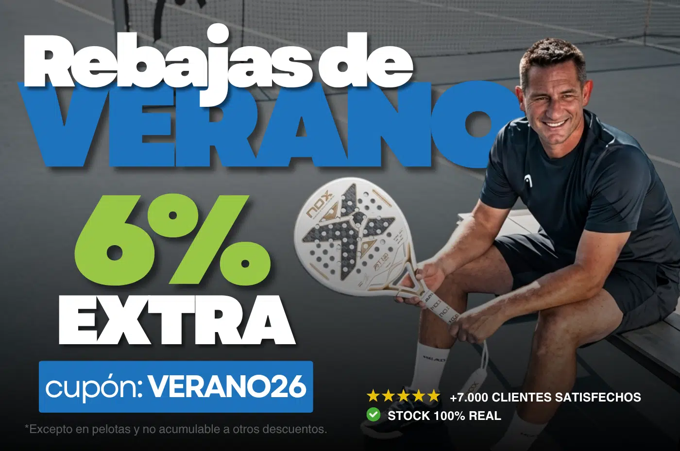 Rebajas de Verano en pádel 2026
