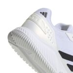Detalle de las Zapatillas Adidas Courtquick Padel Blanco/Negro Detalle de las Zapatillas Adidas Courtquick Padel Blanco/Negro
