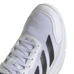 Detalle de las Zapatillas Adidas Courtquick Padel Blanco/Negro Detalle de las Zapatillas Adidas Courtquick Padel Blanco/Negro
