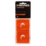 Pack 2 Muñequeras HEAD 2.5" Naranjas