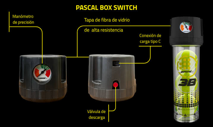 Presurizador de pelotas Pascal Box Switch
