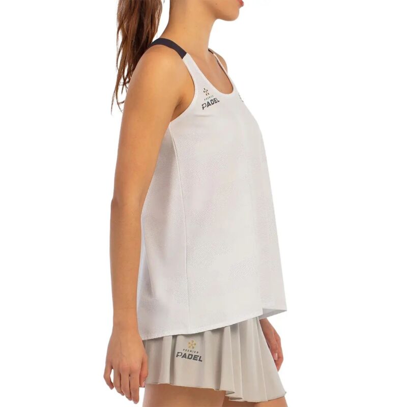 Camiseta Bullpadel Agore Blanca W Premier Padel