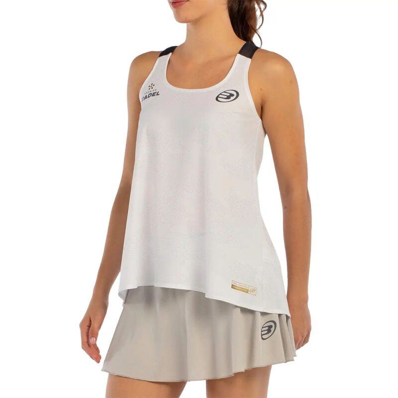 Camiseta Bullpadel Agore Blanca W Premier Padel