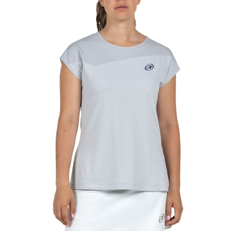 Camiseta Bullpadel Pailea Gris Claro W Camiseta Bullpadel Pailea Gris Claro W