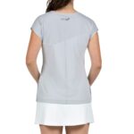 Camiseta Bullpadel Pailea Gris Claro W Camiseta Bullpadel Pailea Gris Claro W