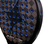 Detalle de la Pala StarVie Black Titan Blue 2027
