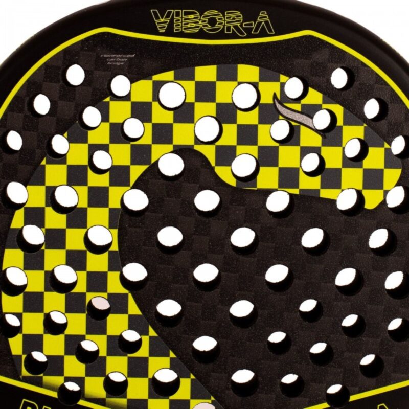 Detalle de la Pala Vibora Black Mamba Pro 2.0 2026
